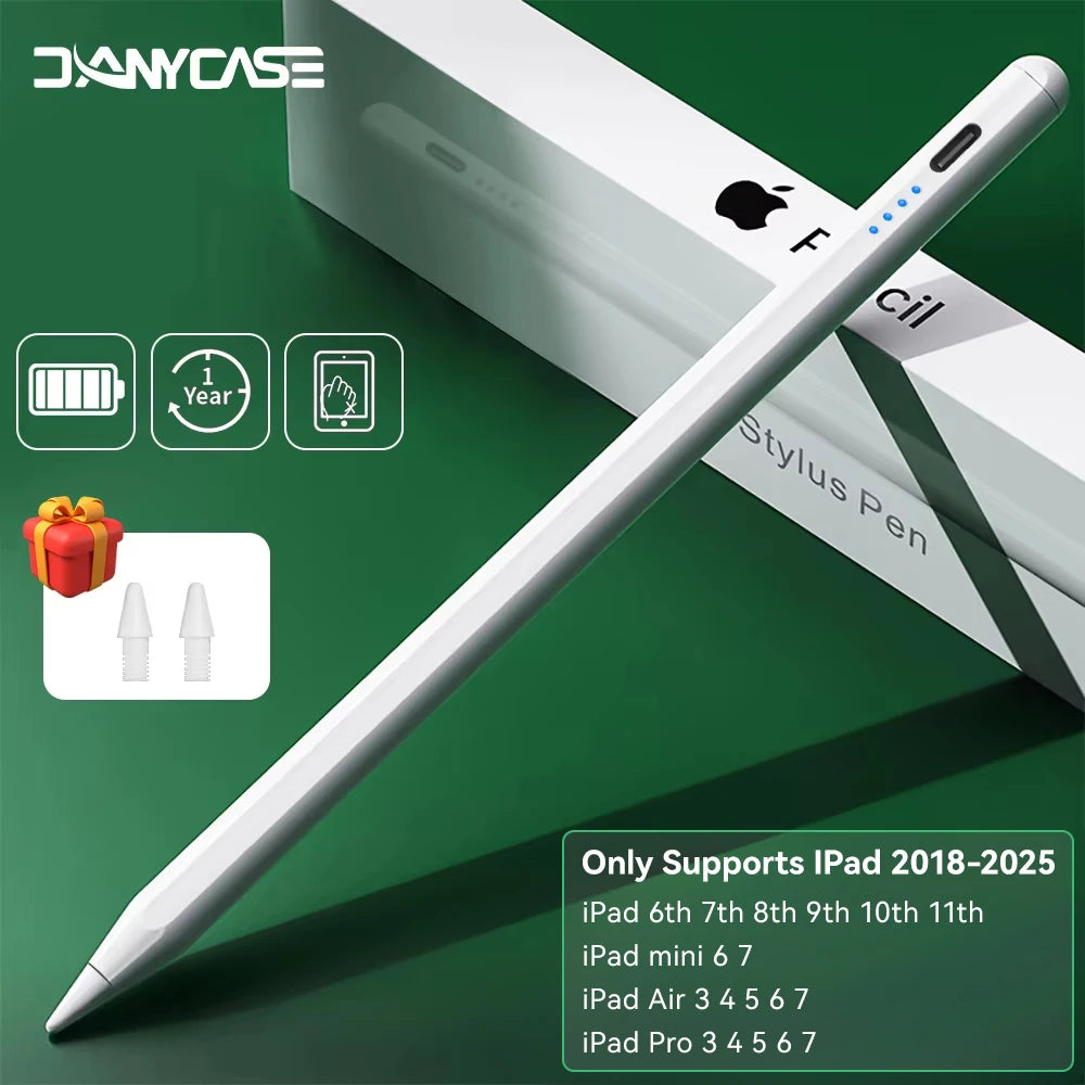 For iPad Pencil 2025 M3 Stylus Pen for Air 6 M2 Pro M4 M5 with Palm Rejection for iPad Pro 11 12.9 13 7/8/9/10/11th mini5 6 7 ﻿