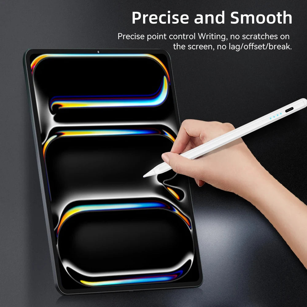 For iPad Pencil 2025 M3 Stylus Pen for Air 6 M2 Pro M4 M5 with Palm Rejection for iPad Pro 11 12.9 13 7/8/9/10/11th mini5 6 7 ﻿
