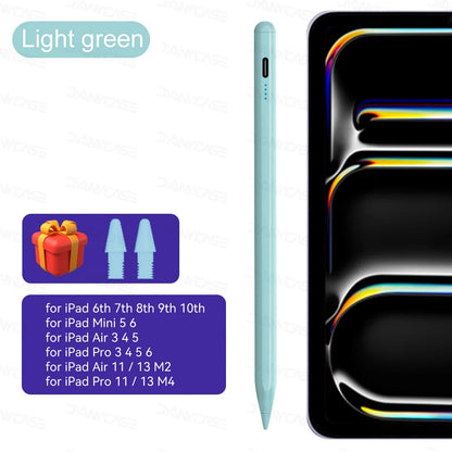 For iPad Pencil 2025 M3 Stylus Pen for Air 6 M2 Pro M4 M5 with Palm Rejection for iPad Pro 11 12.9 13 7/8/9/10/11th mini5 6 7 ﻿